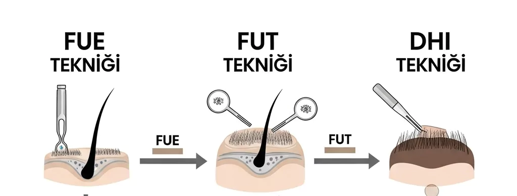 saç ekimi teknikleri